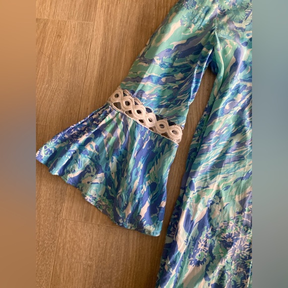 Lilly Pulitzer Women’s Hollie Hey Hey Soleil Tunic Dress - Size Small - Picture 4 of 8